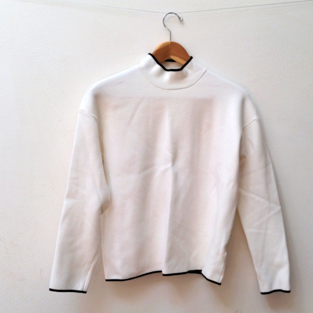 Anthropologie Mock Neck Sweater
